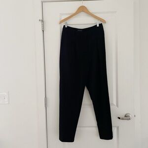 Modern Citizen Wide Leg Pleated Midweight High Rise Trouser Pants